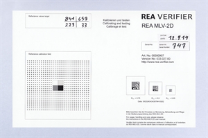 Kalibracja i karta regulacji DataMatrix oraz pola szare